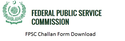 FPSC Challan Form Download Online