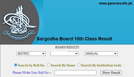 BISE Sargodha 10th Class Result 2024 Check Online Date