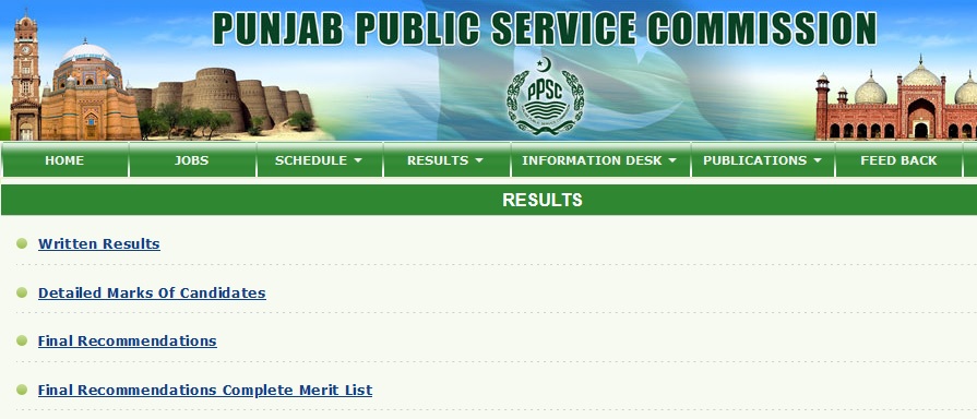 PPSC Result 2024 Check Online @www.ppsc.gop.pk