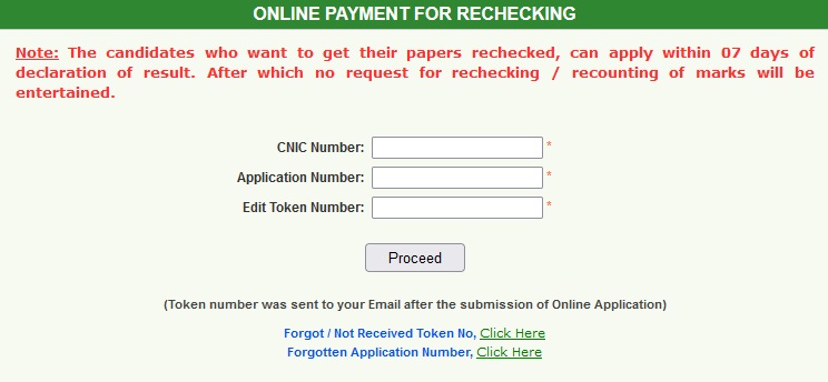 How to Generate PSID for the Payment of Paper Rechecking 