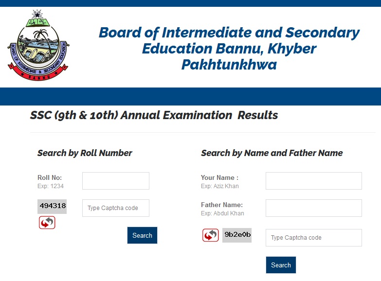 10th Class Result 2024 Bise Bannu Board Check Online